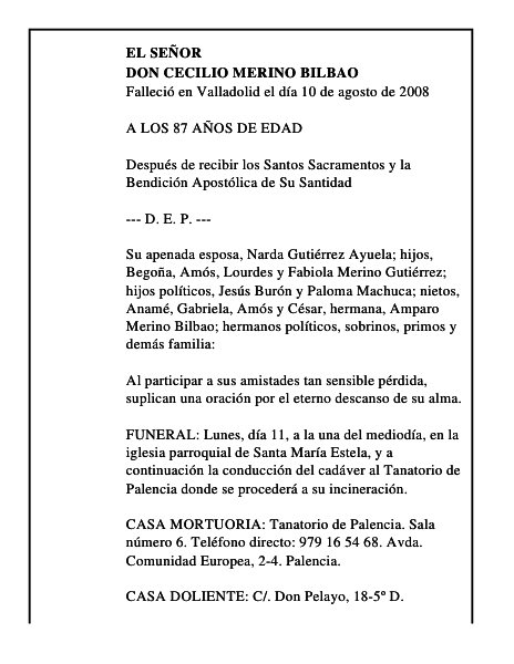 DON CECILIO MERINO BILBAO
