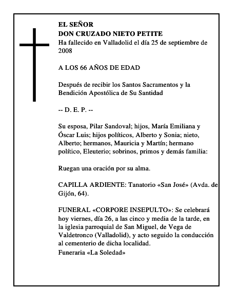 DON CRUZADO NIETO PETITE