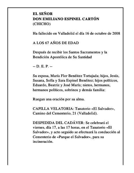 DON EMILIANO ESPINEL CARTÓN
