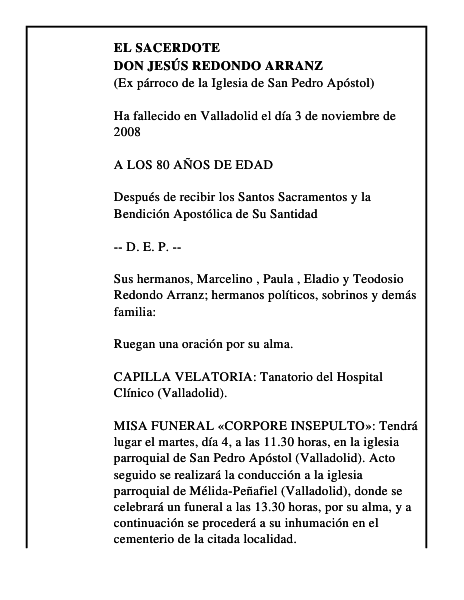 DON JESÚS REDONDO ARRANZ