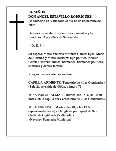 DON ÁNGEL ESTAVILLO RODRÍGUEZ