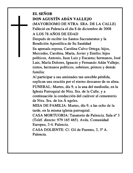 DON AGUSTÍN ADÁN VALLEJO
