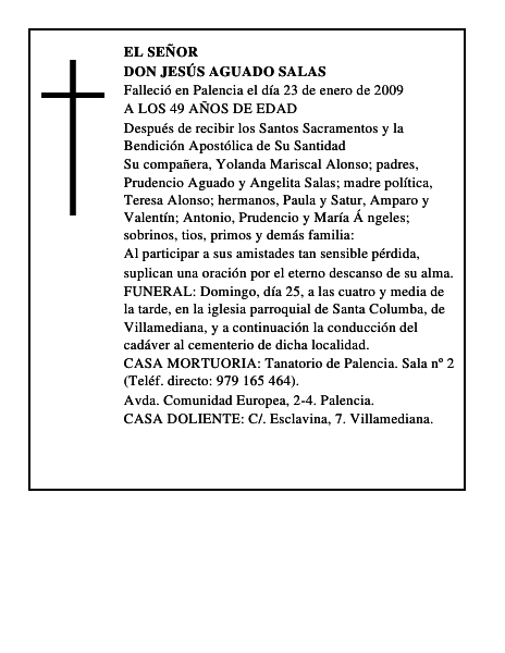 DON JESÚS AGUADO SALAS