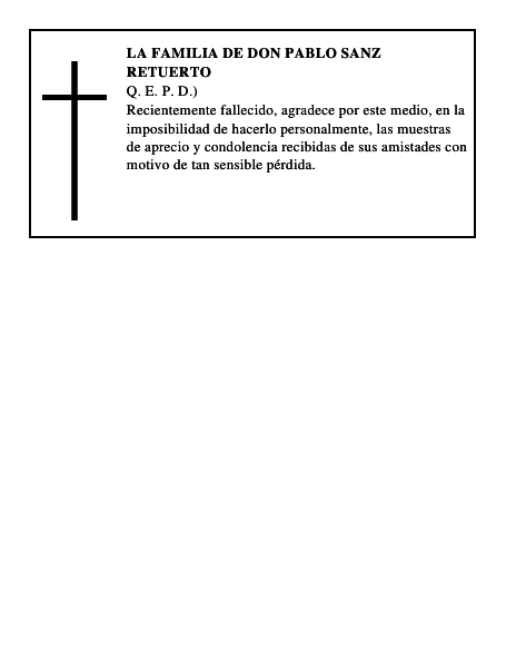LA FAMILIA DE DON PABLO SANZ RETUERTO