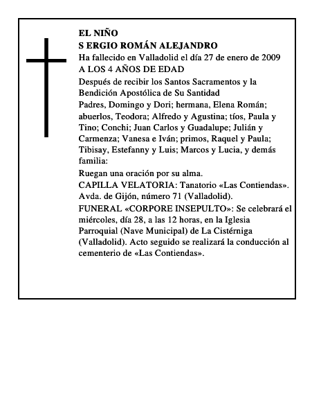 S ERGIO ROMÁN ALEJANDRO