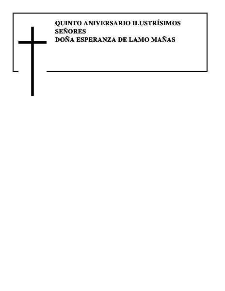 DOÑA ESPERANZA DE LAMO MAÑAS