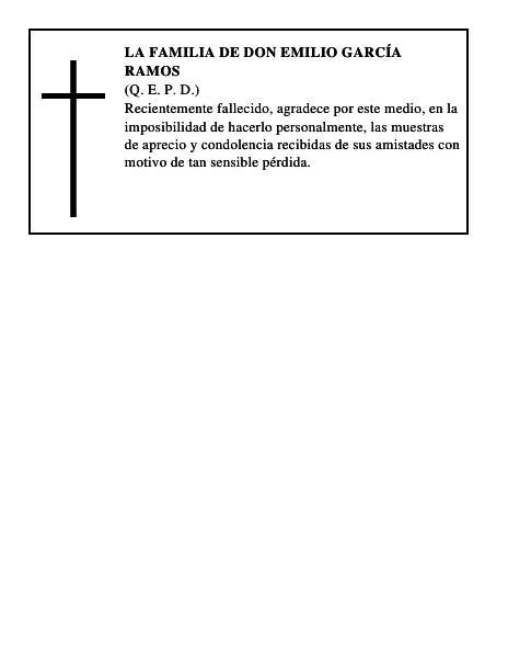 LA FAMILIA DE DON EMILIO GARCÍA RAMOS