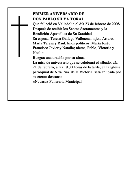 DON PABLO SILVA TORAL