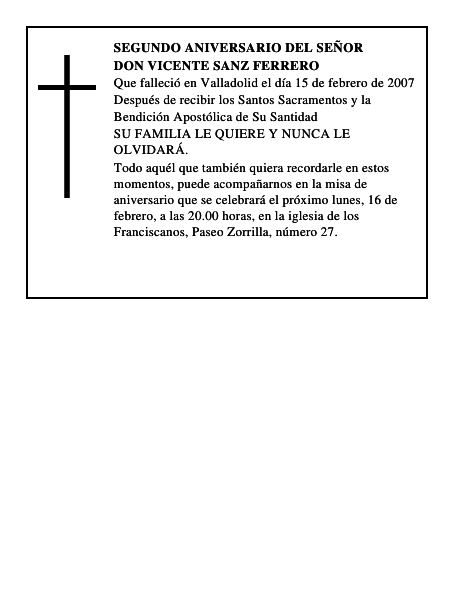 DON VICENTE SANZ FERRERO