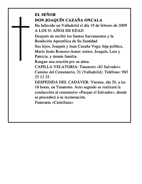 DON JOAQUÍN CAZAÑA ONCALA