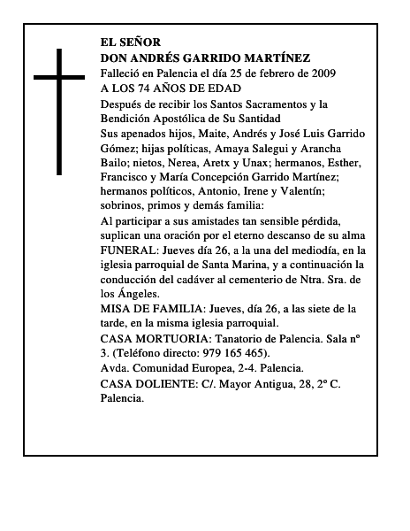 DON ANDRÉS GARRIDO MARTÍNEZ