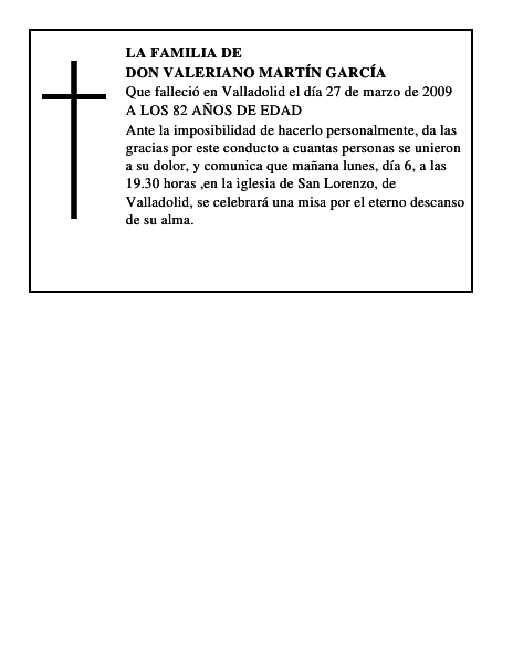 DON VALERIANO MARTÍN GARCÍA