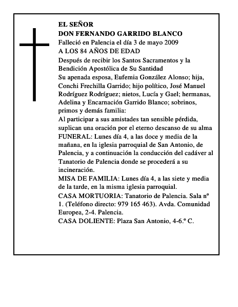 DON FERNANDO GARRIDO BLANCO