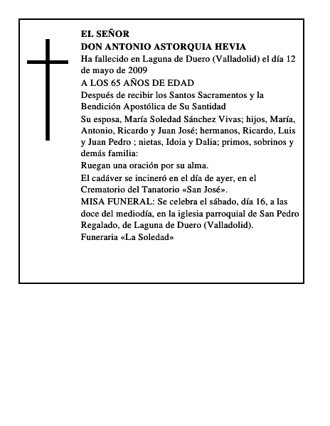 DON ANTONIO ASTORQUIA HEVIA