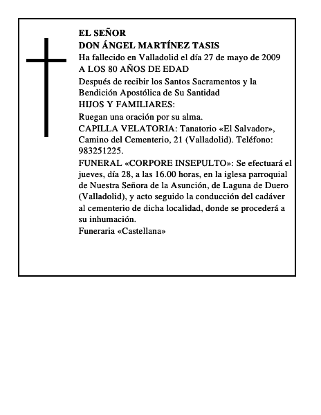 DON ÁNGEL MARTÍNEZ TASIS