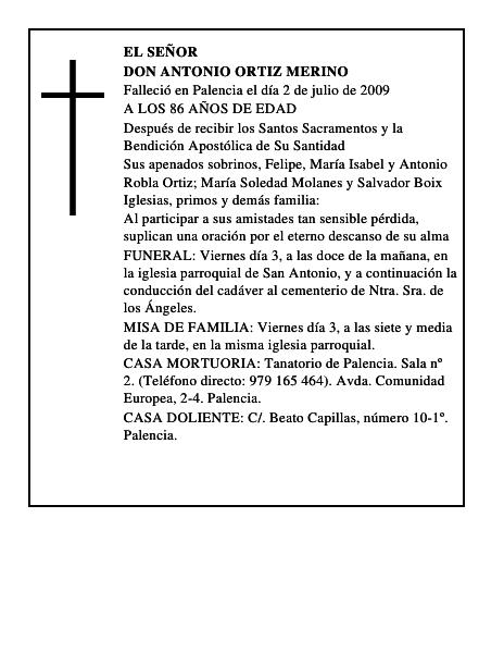 DON ANTONIO ORTIZ MERINO