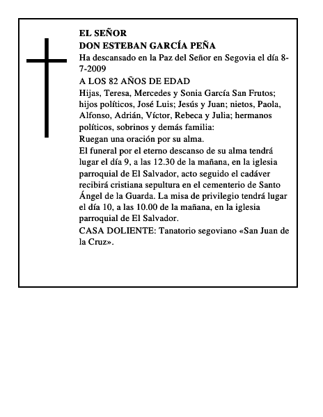 DON ESTEBAN GARCÍA PEÑA