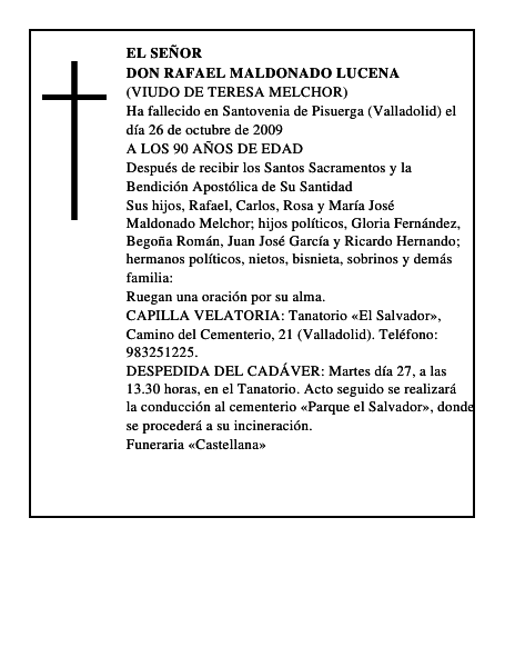 DON RAFAEL MALDONADO LUCENA