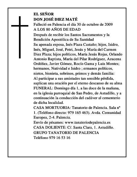 DON JOSÉ DIEZ MATÉ