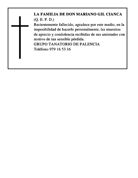 LA FAMILIA DE DON MARIANO GIL CIANCA