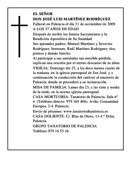DON JOSÉ LUIS MARTÍNEZ RODRÍGUEZ