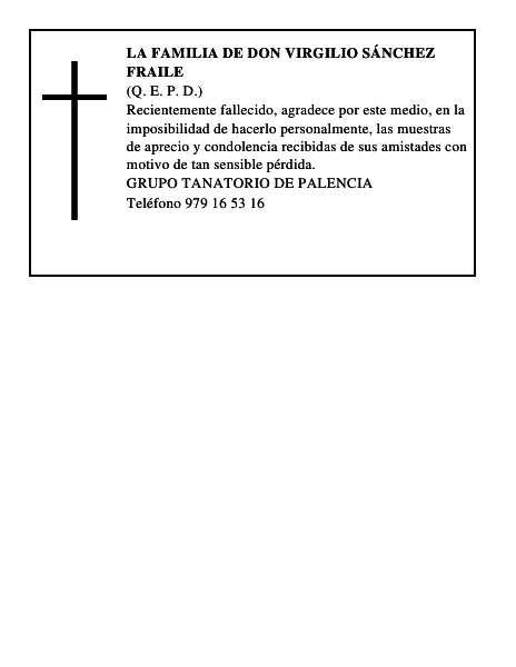 LA FAMILIA DE DON VIRGILIO SÁNCHEZ FRAILE