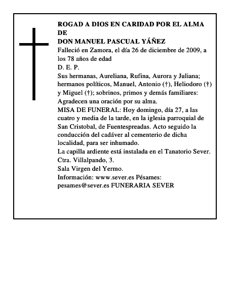 Don Manuel Pascual Yáñez