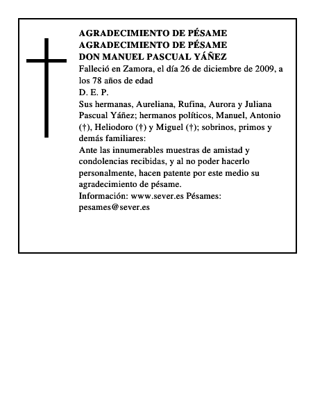 Don Manuel Pascual Yáñez