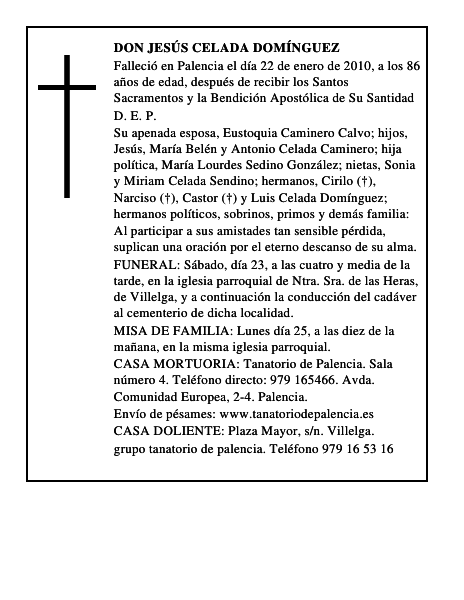 Don Jesús Celada Domínguez