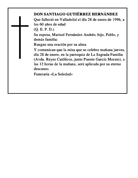 Don Santiago Gutiérrez Hernández