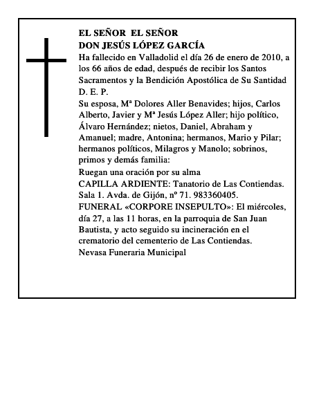 Don Jesús López García
