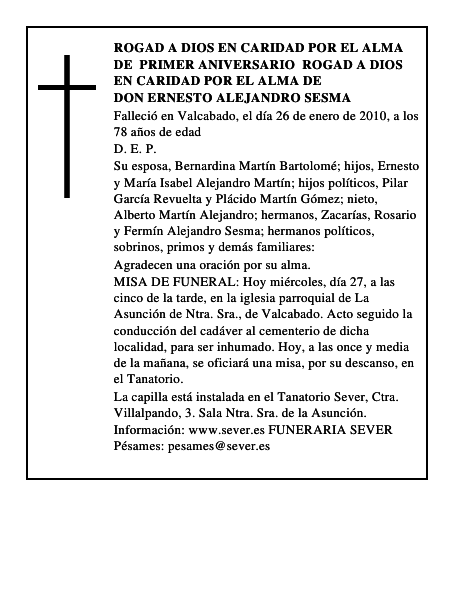 Don Ernesto Alejandro Sesma