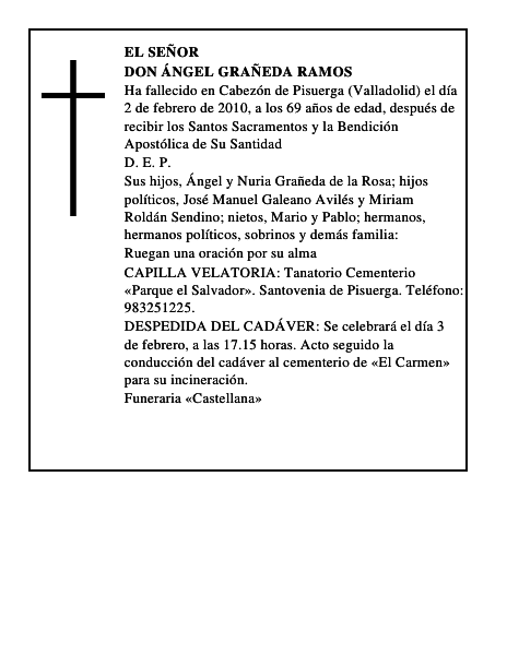 Don Ángel Grañeda Ramos