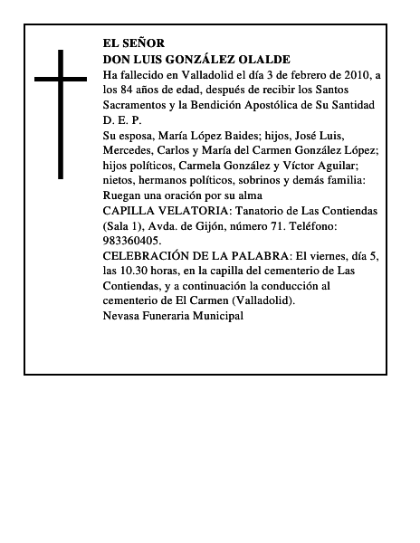 Don Luis González Olalde