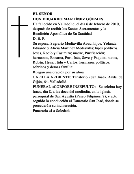 Don Eduardo Martínez Güemes