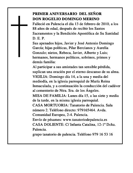 Don Rogelio Domingo Merino