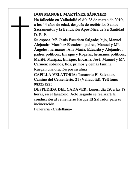 Don Manuel Martínez Sánchez