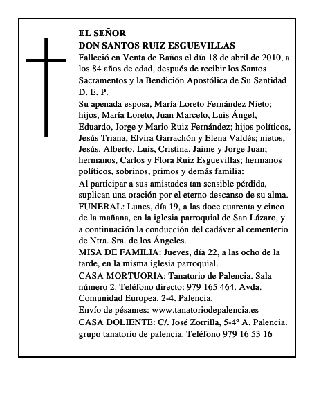 Don Santos Ruiz Esguevillas