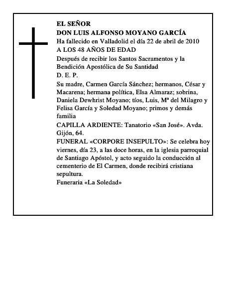 Don Luis Alfonso Moyano García