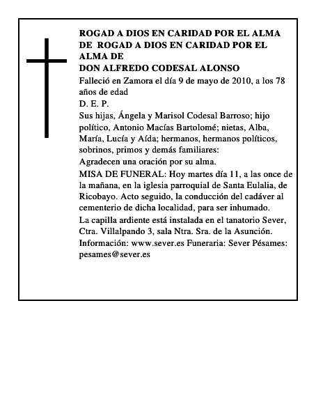 Don Alfredo Codesal Alonso
