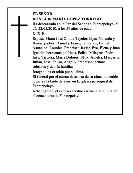 Don Luis María López Torrego