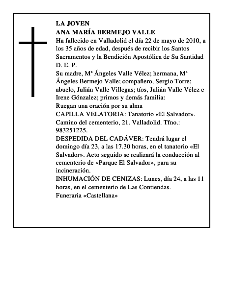 Ana María Bermejo Valle