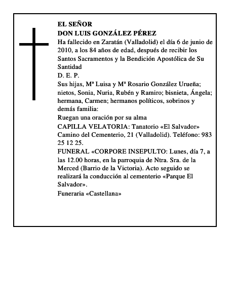 Don Luis González Pérez