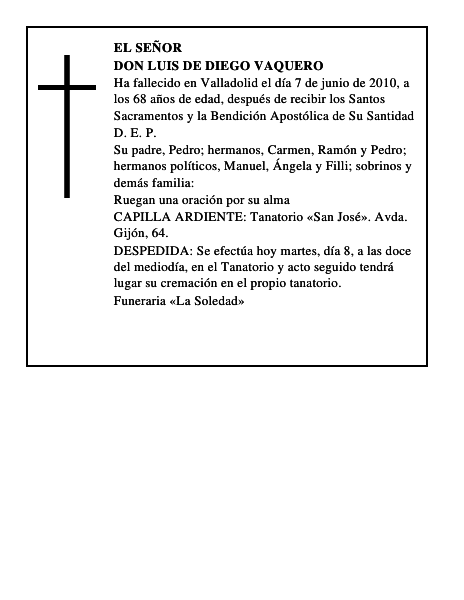 Don Luis de Diego Vaquero