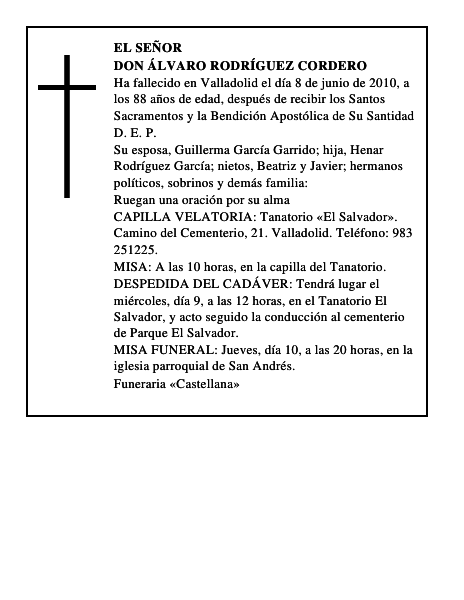 Don Álvaro Rodríguez Cordero