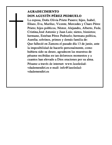 Don Agustín Pérez Pedruelo