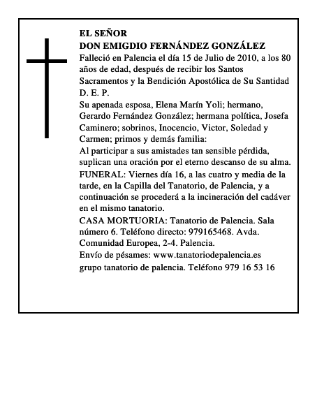 Don Emigdio Fernández González