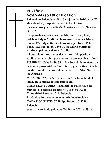 Don Dámaso Pulgar García