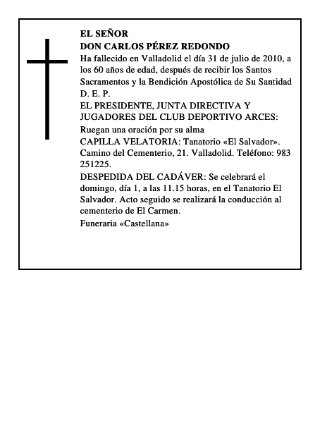 Don Carlos Pérez Redondo