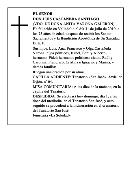 Don Luis Castañeda Santiago
